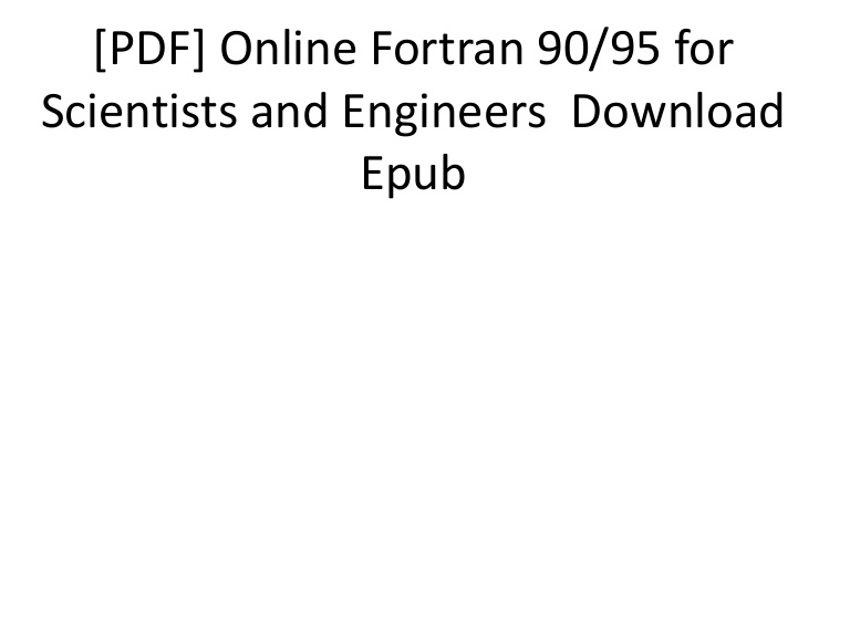 Fortran 95 Download